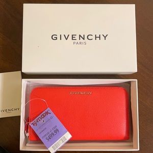 Givenchy long zipped wallet brand new
